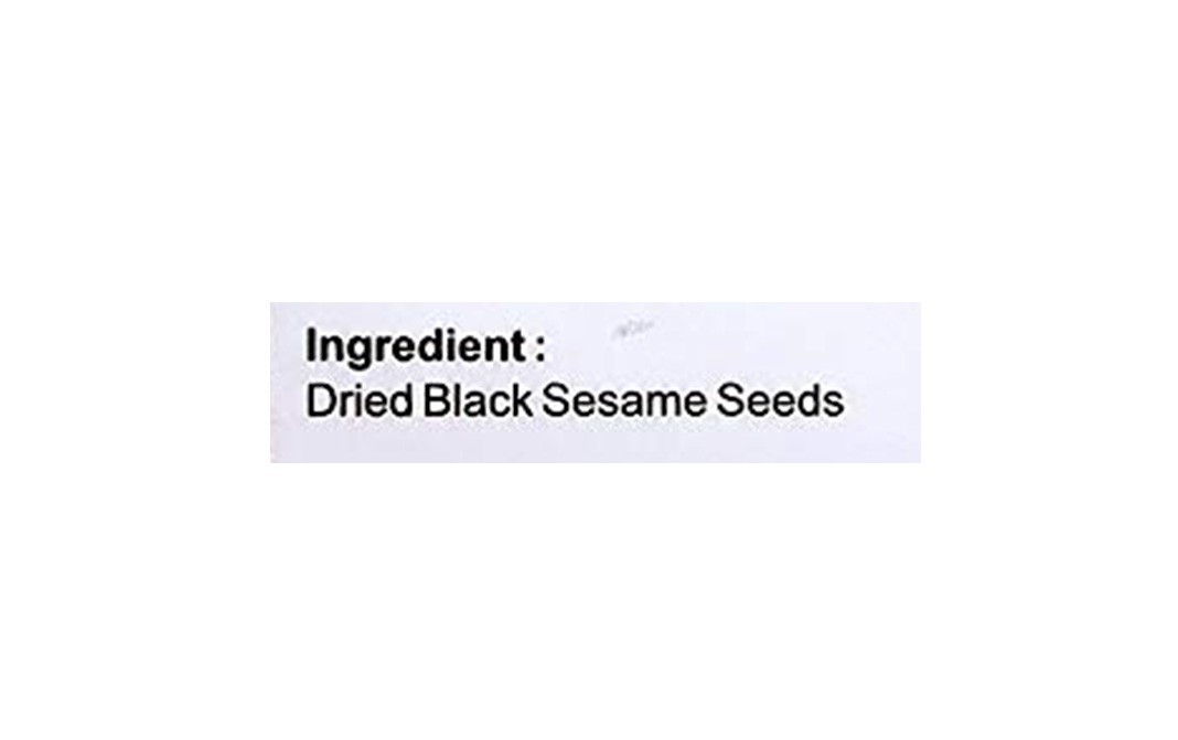 Jioo Organics Dried Black Sesame Seeds (Kale Til)   Pack  100 grams